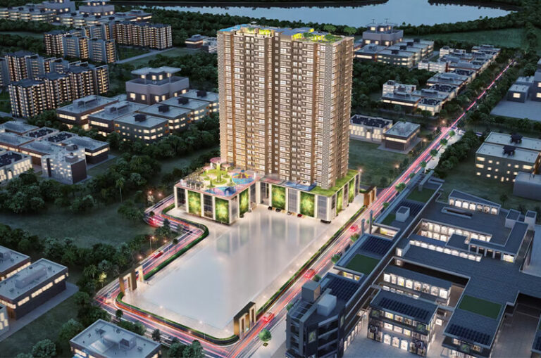 EV 10 Marina Bay Vashi Sector 10 — 2 BHK with Singapore-themed amenity podium