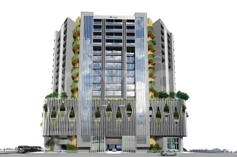 S Raheja Fairfield Santacruz elevation