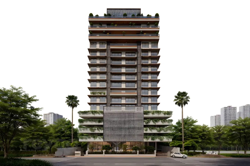 Roodraksh Nanak Niwas Santacruz elevation