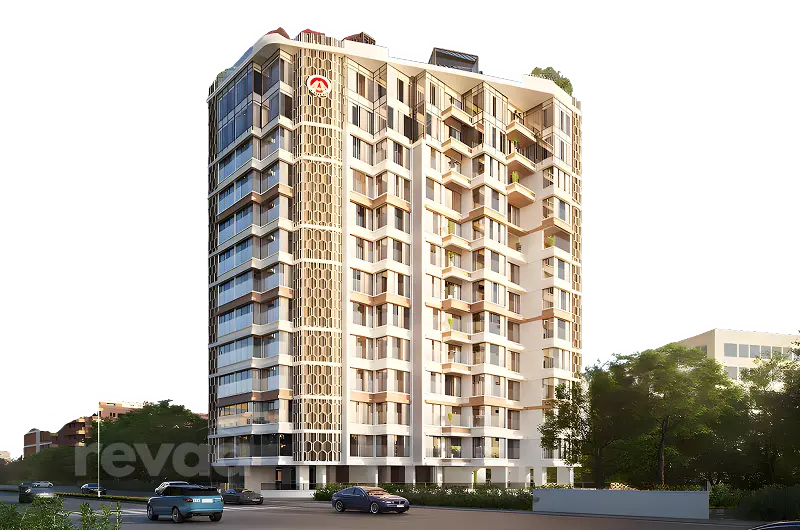 Ajmera Prive Vile Parle elevation