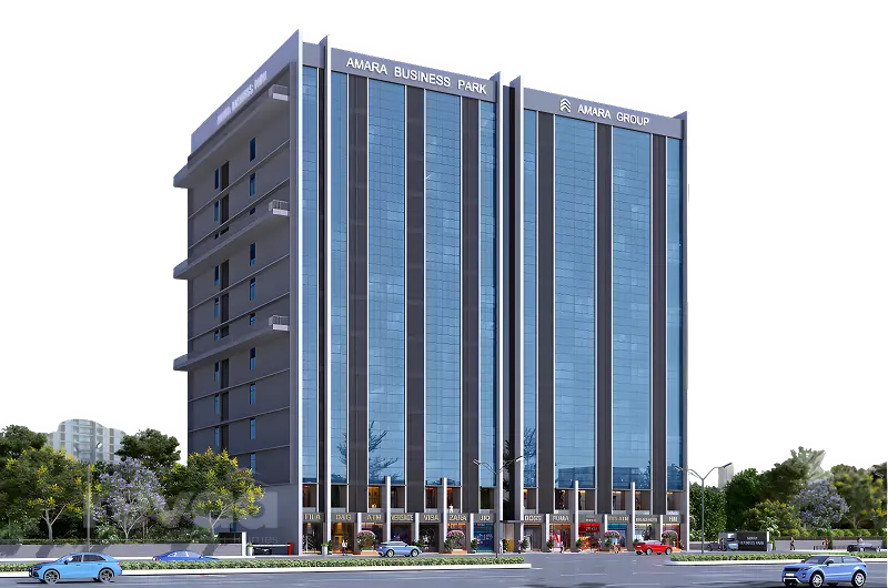 Amara Business Park Mahape banner elevation